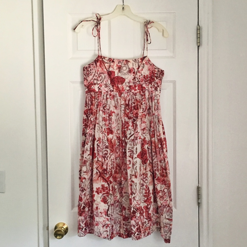 Gap red and pink floral sundress, size 6